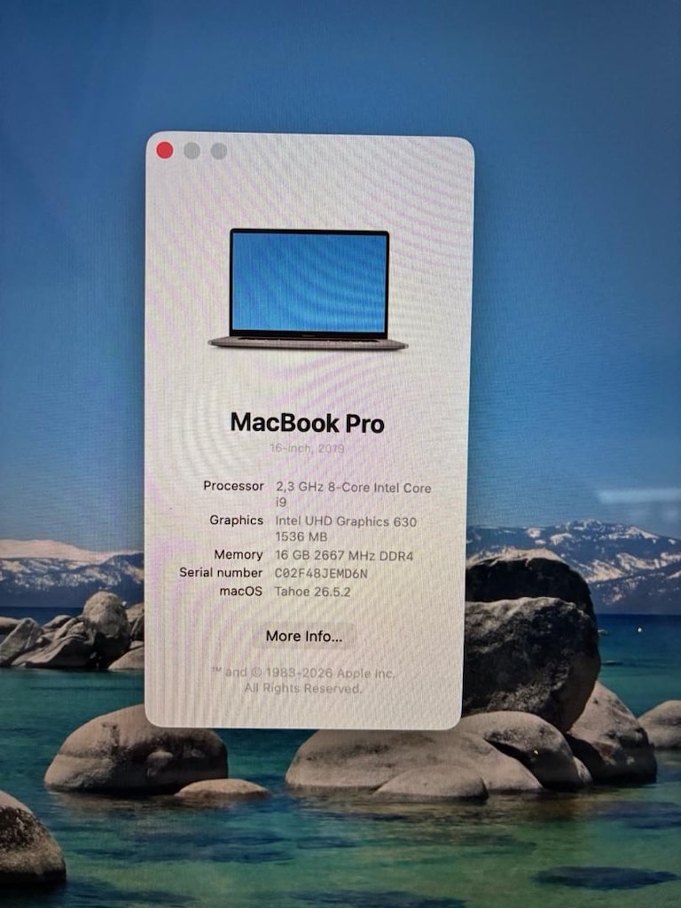 MACBOOK PRO i9 2019 16GB RAM 1TB SSD 16 inch - 3