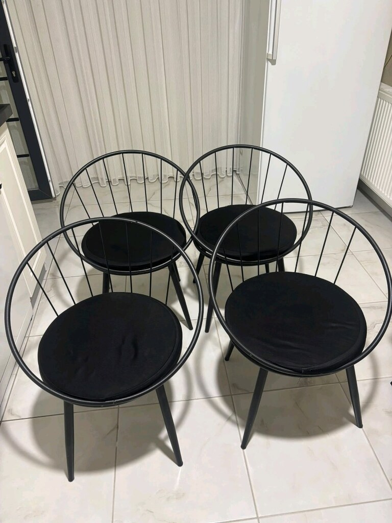 4 adet tel sandalye - 2