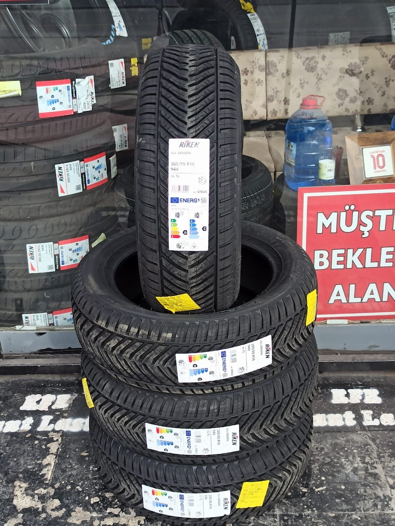 SON TAKIM //// KAMPANYA ///// 205/55/16 RİKEN 4 MEVSİM 2024-2025 - 2