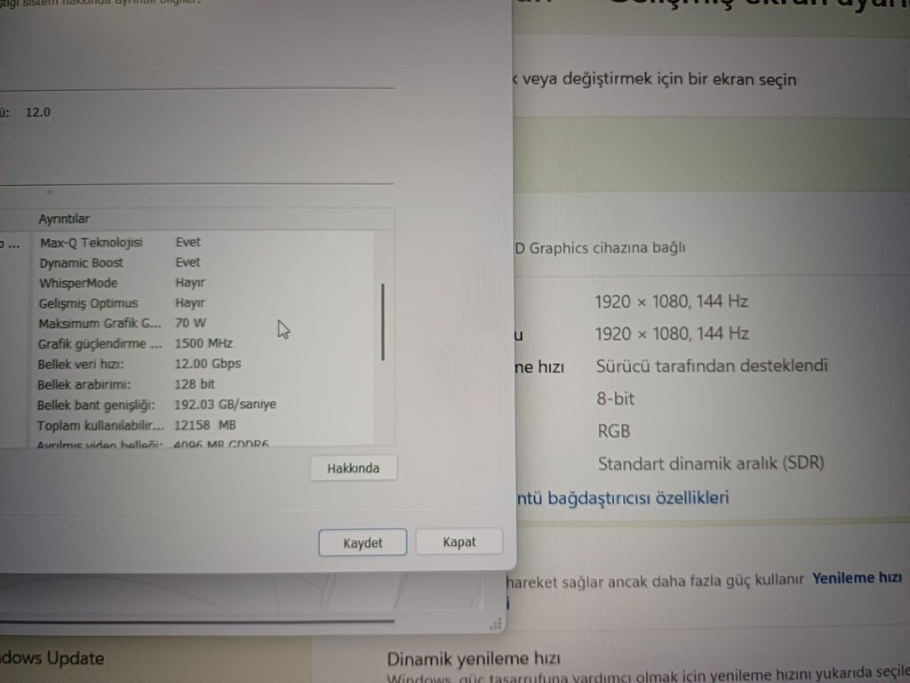 CASPER EXCALİBUR 3050 OYUN & MÜHENDİSLİK LAPTOP - 5