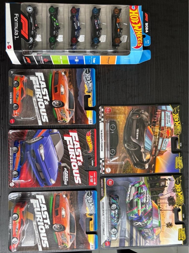 Hot Wheels Brian Supra Skyline R32 Pandem Bugatti F1 - 2