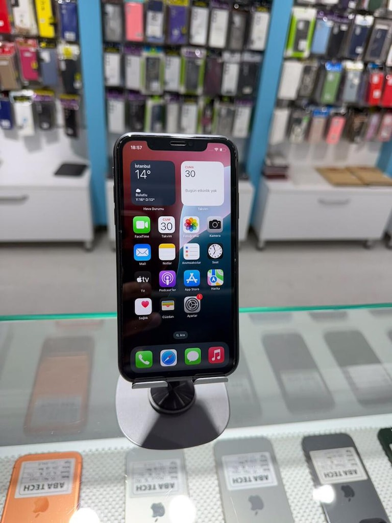 İPHONE 11 64GB SİYAH PİL 71 TAMİRSİZ KASA EKRAN 10/9 - 3