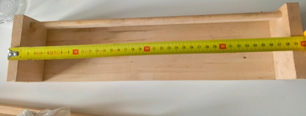 ikea ahşap duvar rafı, çiçek rafı, bahararlık rafı, kitap rafı - 3