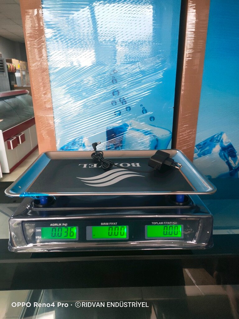 şarjlı terazi akülü terazi hassas elektronik 40 kiloluk manav terazisi - 12