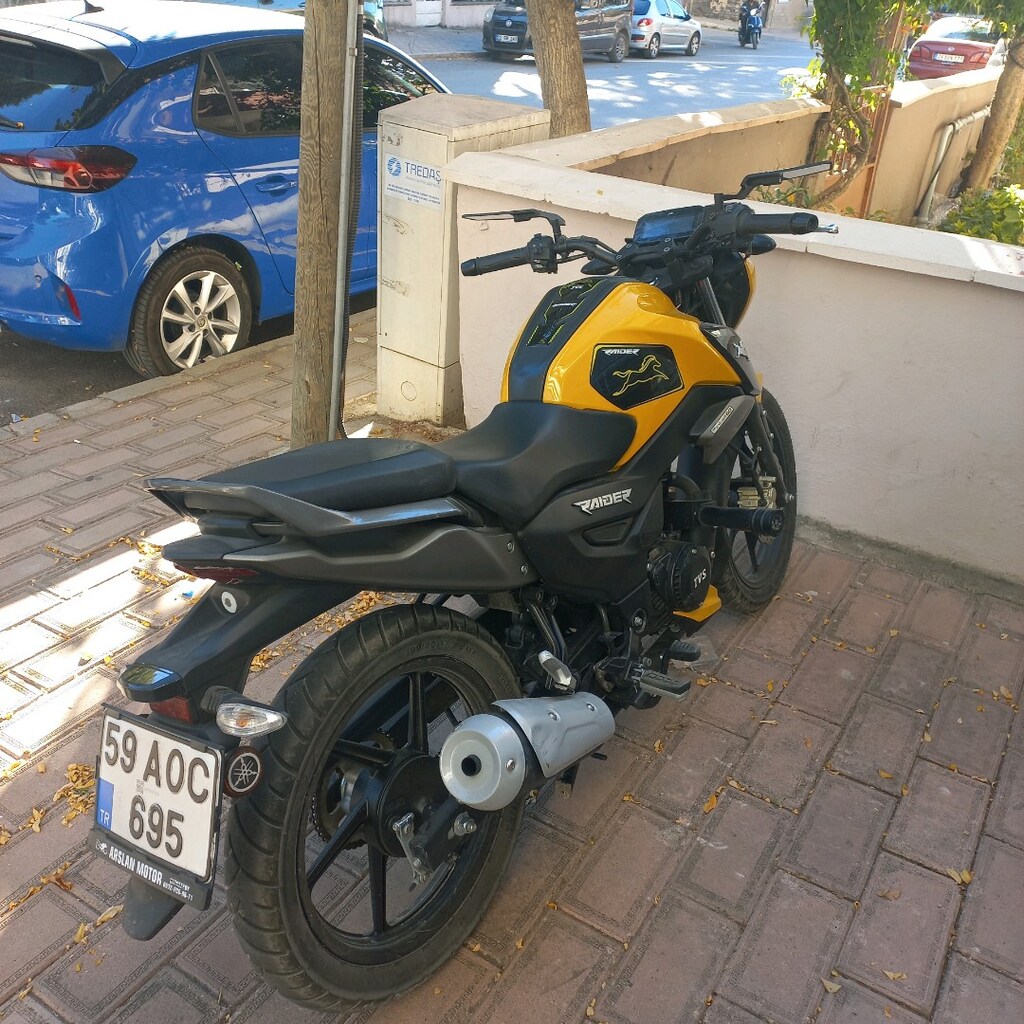 Sıfır ayarında Tvs Raider - 2