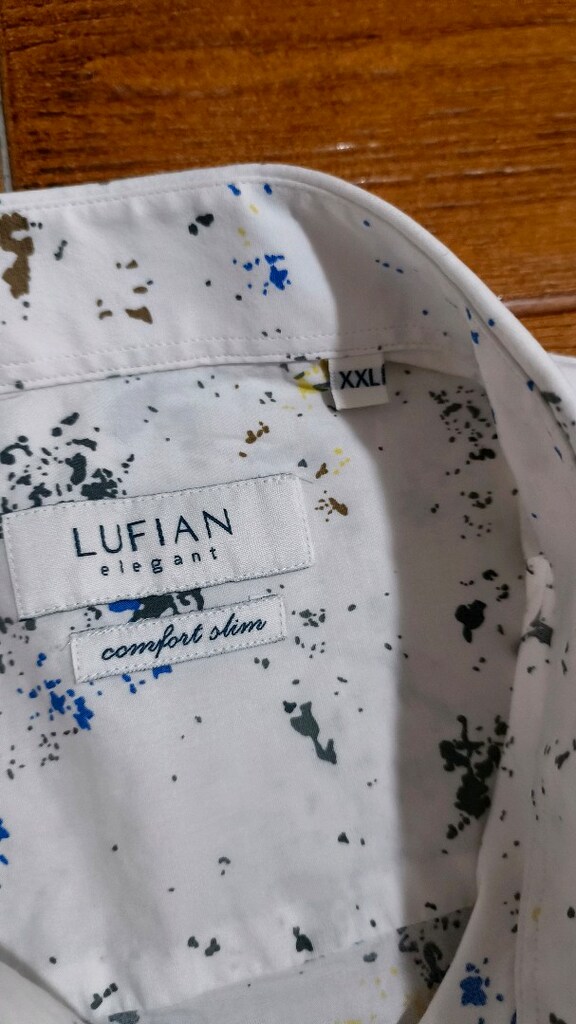 Lufian ünlü marka likralı şık gömlek - 5