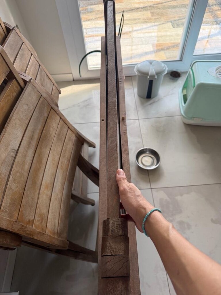 ahşap katlanır masa ve sandalye - 5