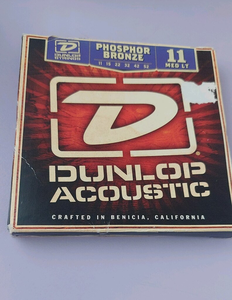 Dunlop Akustik Gitar Teli kapalı paket