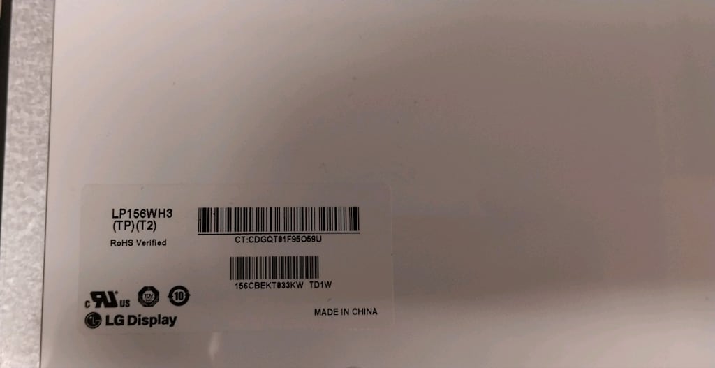 Laptop ekranı slim led 30 pin lg LP156WH3 (TP)(T2 - 3