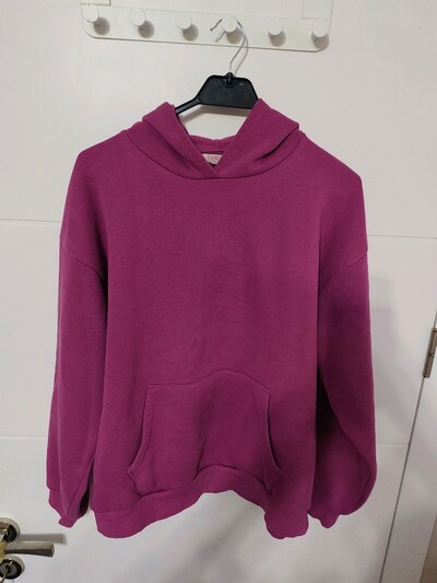 PENTİ (S-M) KADIN SWEATSHİRT FUŞYA KAPÜŞONLU