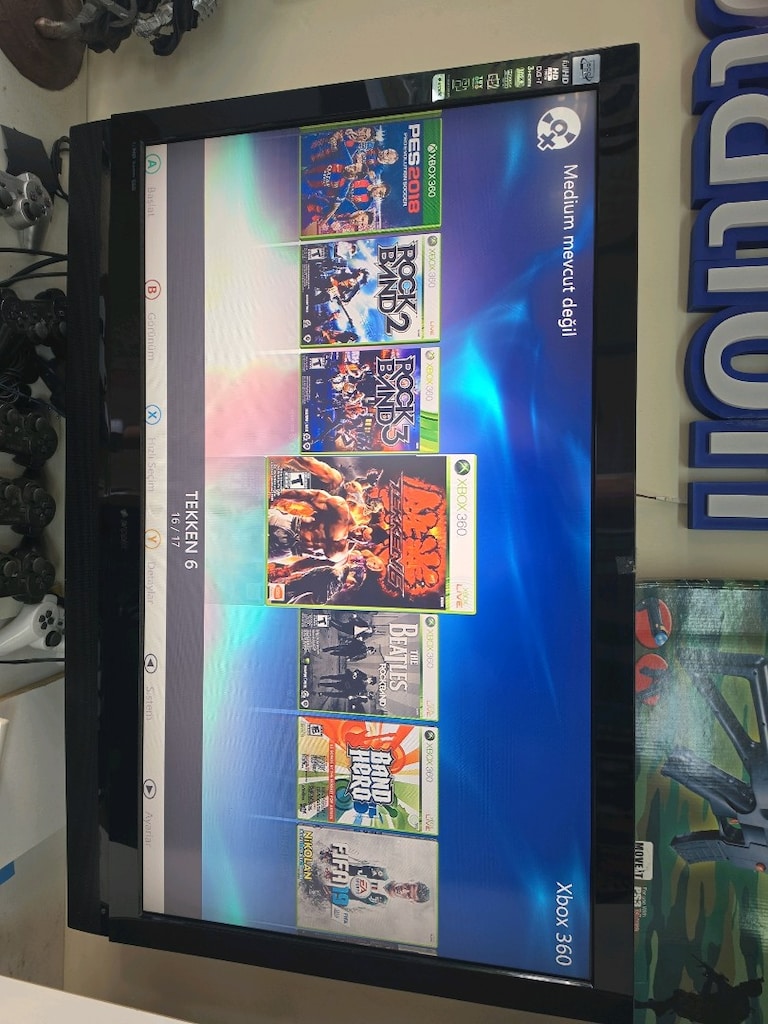 XBOX360 JTAGLI KİNECT FUL OYUNLARLA - 3