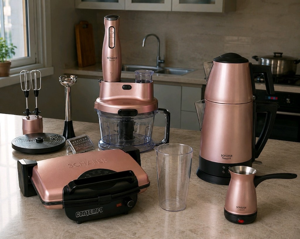 Sıfır Schafer Elektro Mega Set Rose Gold Kutulu Garantili - 3