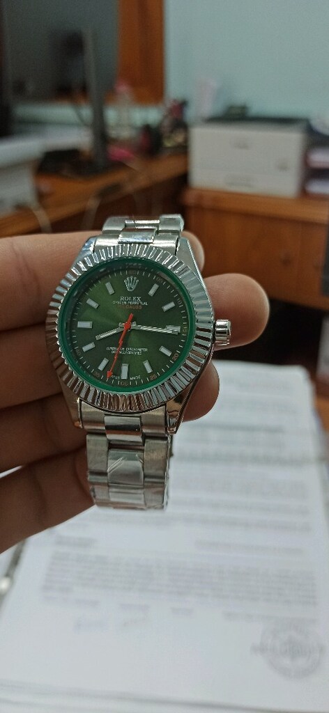 rolex çelik kasa kordon pilli kol saati - 17