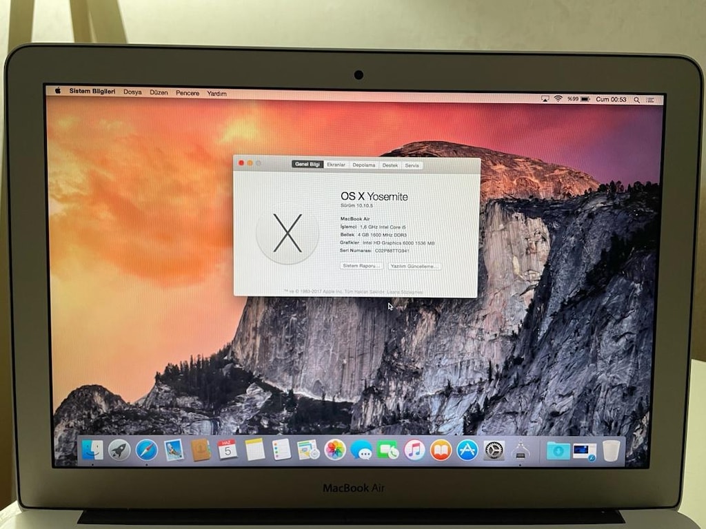 MacBook Air 13inc intel core i5 4Ram 256GB SSD - 2