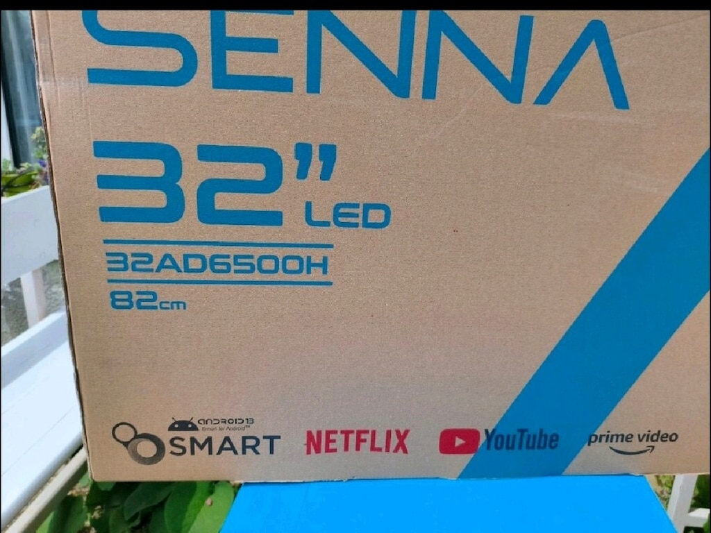 sıfır ambalajında 2 yıl garantili Senna 32 inç 82 ekran Android TV