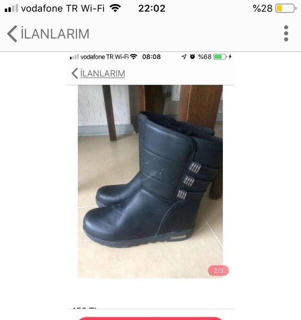 Kışlık bayan bot(çizme)
