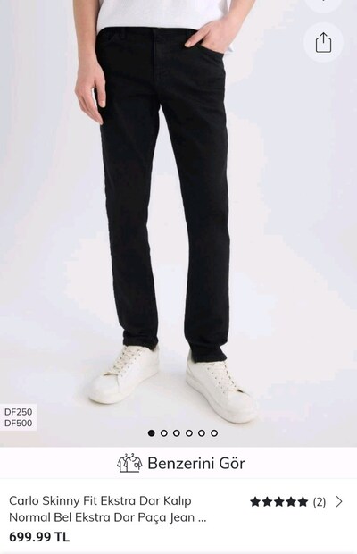 Defacto jeans 32 beden erkek pantolon