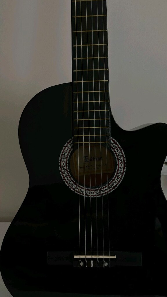 Esteban Siyah Kesik Kasa (Cutaway) Klasik Gitar - Temiz - 2