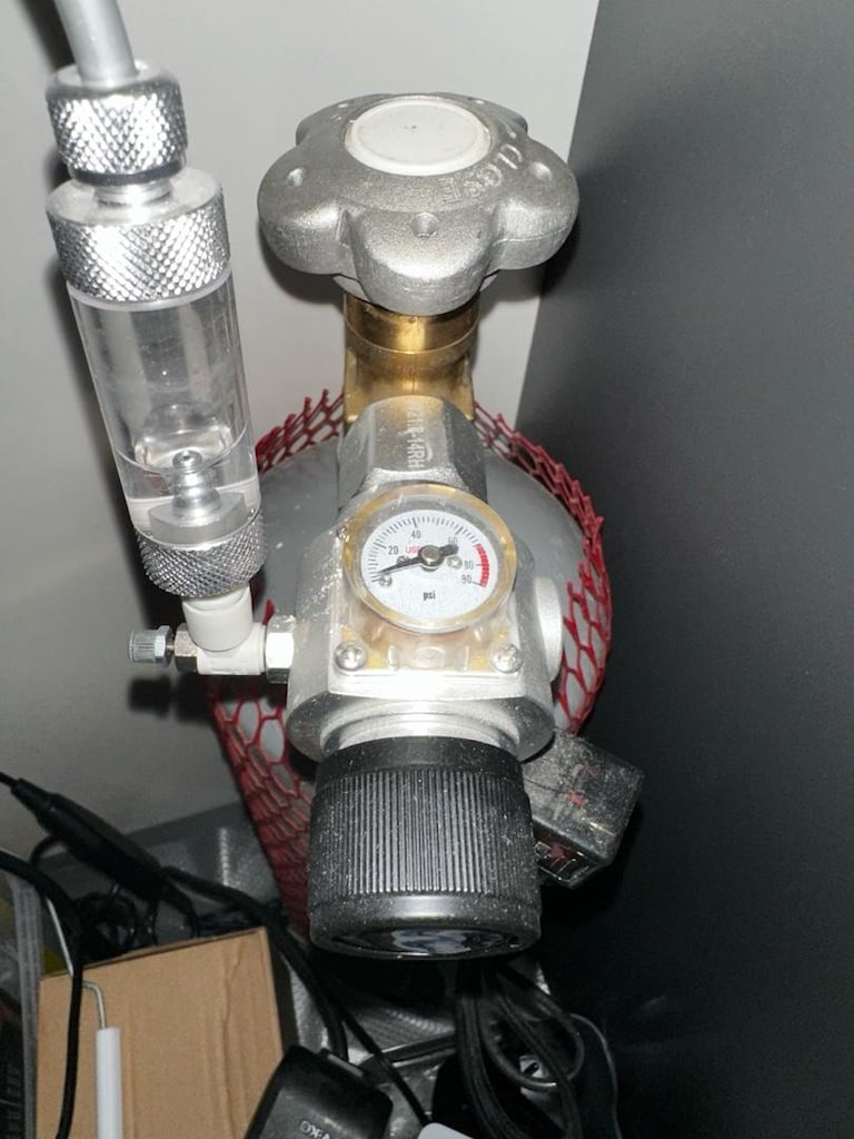 akvaryum dış filtre, chihiros marka regulator ve co2 tüp (5 kg) - 3