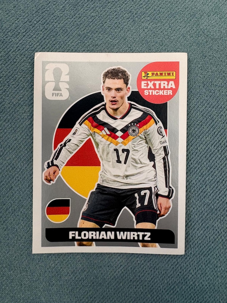 Panini World Cup 2026 Florian Wirtz Silver Extra Sticker