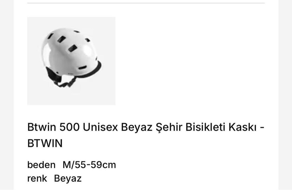 Dechatlon Btwin Bisiklet Kaskı (55-59cm) - 9