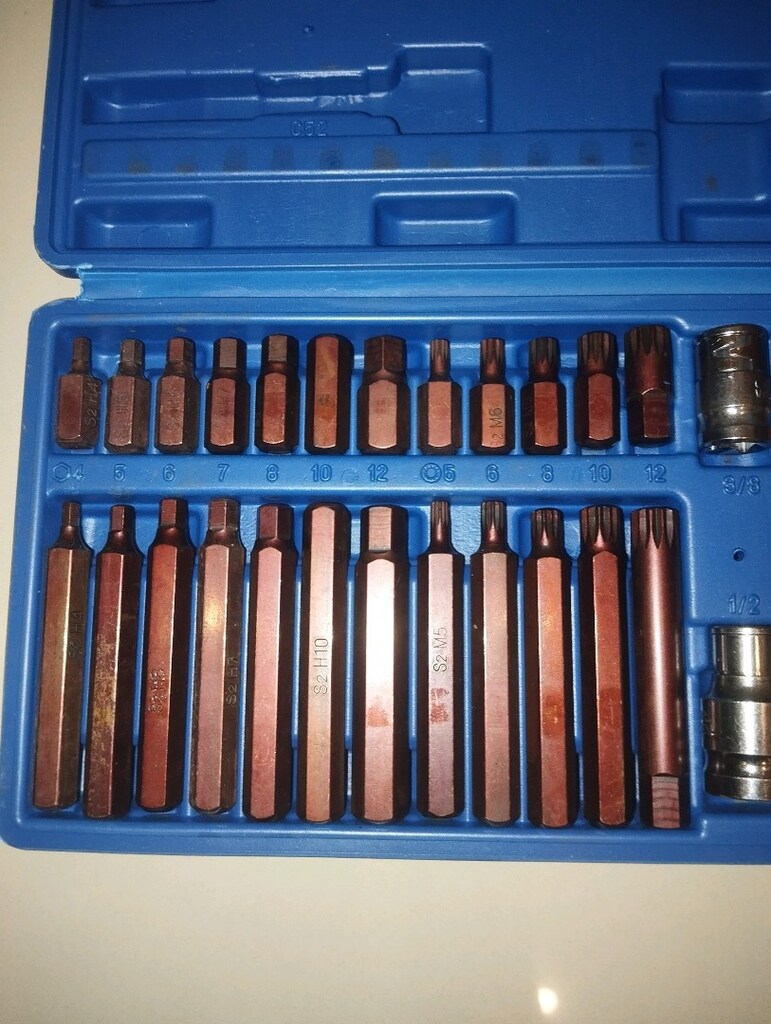 40 PARÇA BİTS UÇ 1/4 VE 1/2 İNÇ CIRCIR KOLU İLE KULLANIM - 2