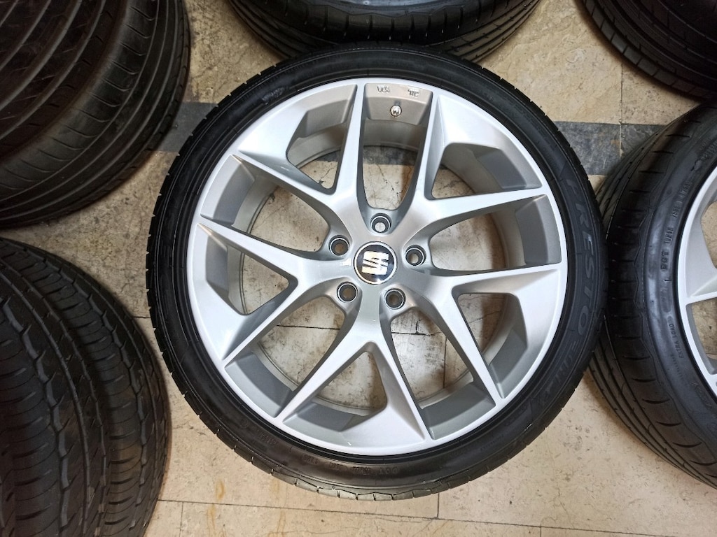 18 inç 5x112 Seat Leon Fr jant lastik takımı 2.el temiz - 5