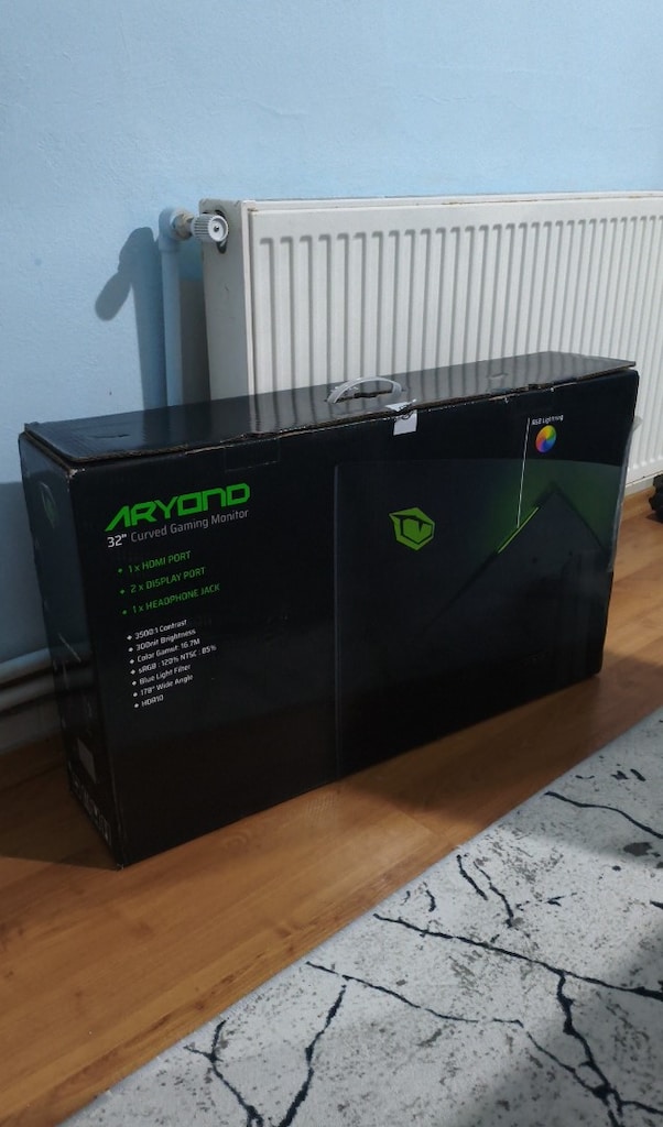 Monster Aryond 32" QHD Qurved Gaming Monitör - 6