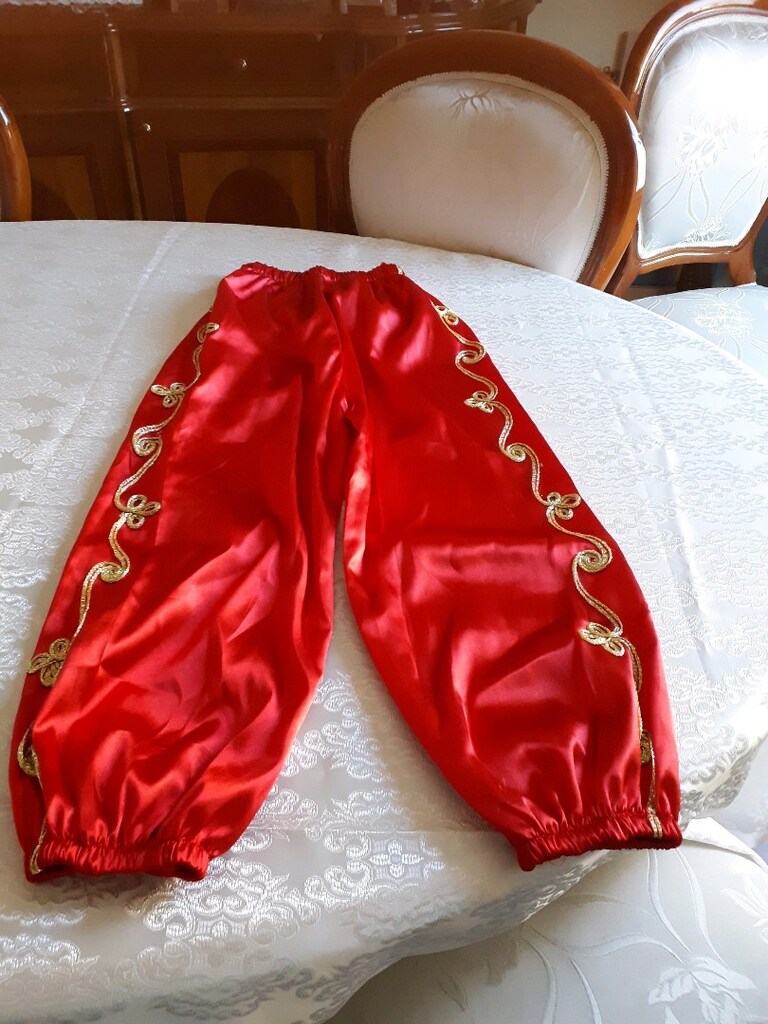 Çocuk için kırmızı bindallı - 5