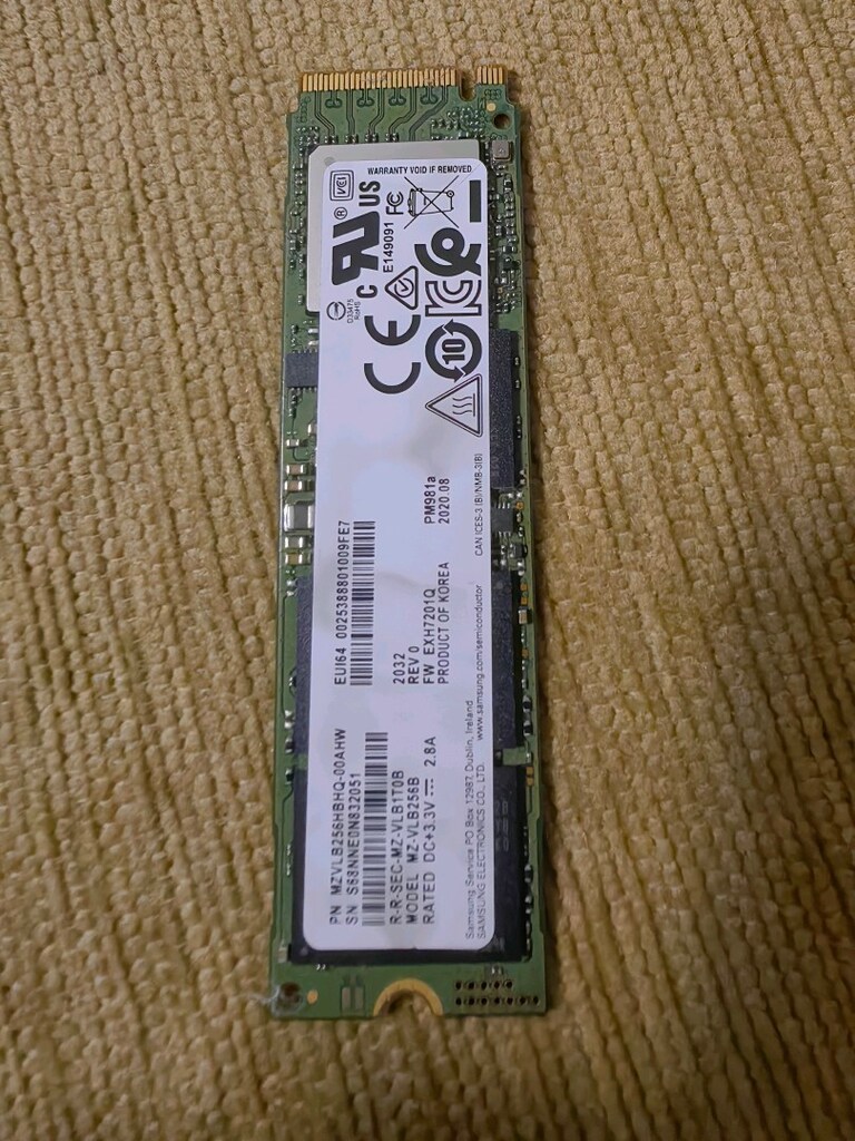 Samsung 256 SSD HDD SORUNSUZ SAĞLAM - 2