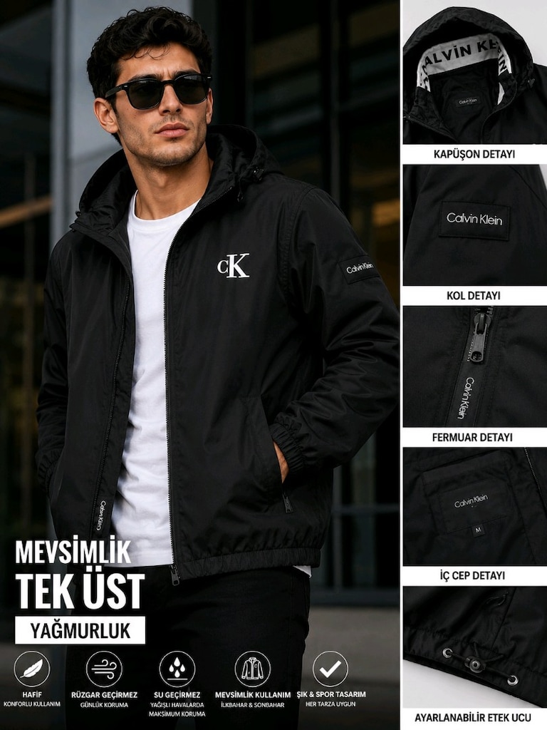 Calvin Klein (CK) Rüzgarlık / Yağmurluk Mont -
