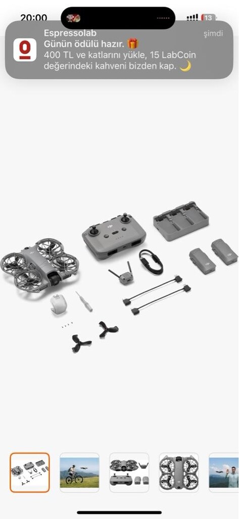 DJI Neo 2 Fly More Combo Kumandalı 3 pilli Resmi Garantili - 4