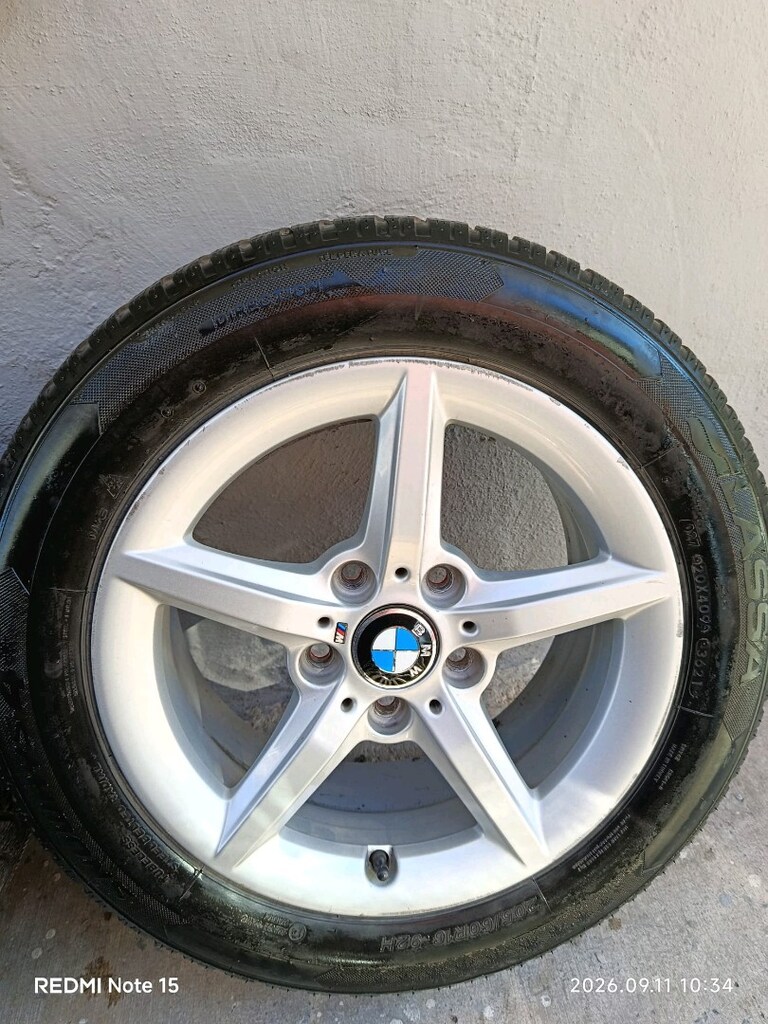 Orjinal 16inç bmw jant lastik 5x120 - 7