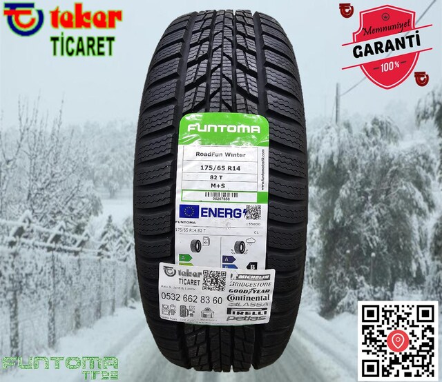 175 65 14 FUNTOMA ROADFUN WINTER #kış & kar lastiği# Teker Ticaret