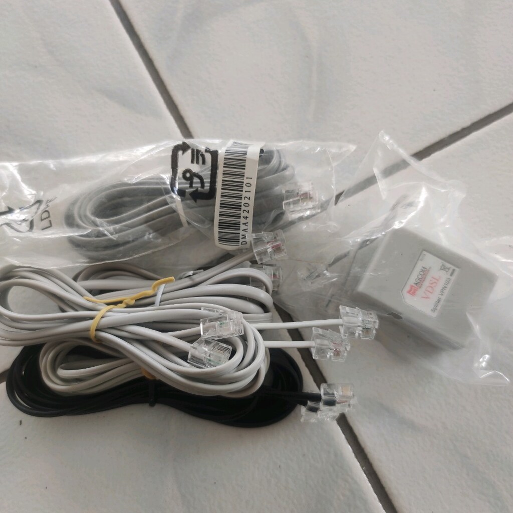 Telefon kabloları ve VDSL splitter - 3