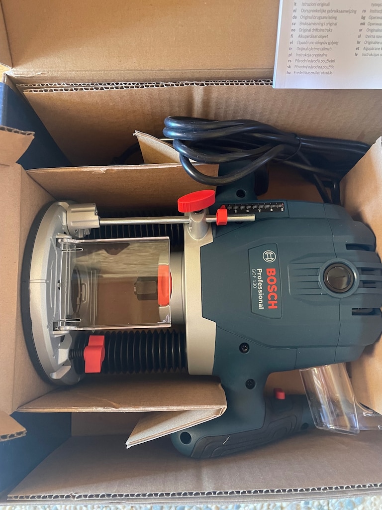 Bosch GOF 130 Freze Makinesi - Hiç kullanılmadı - 3