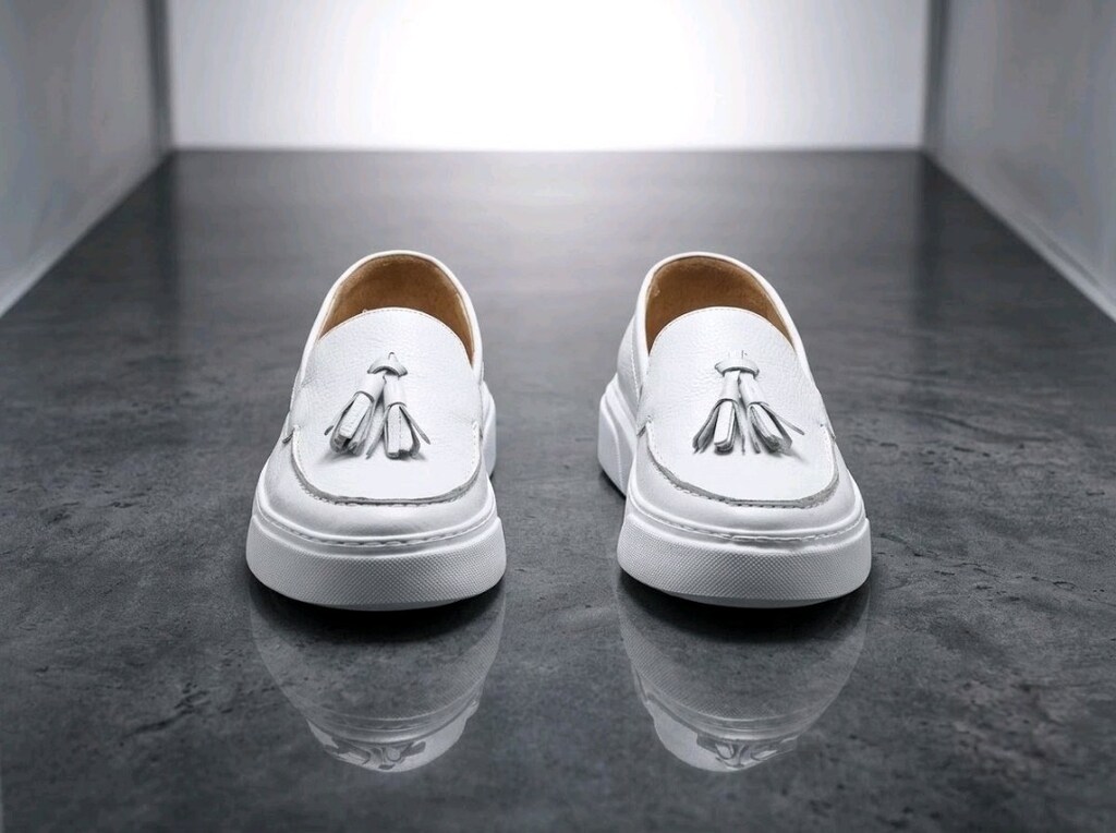Hakiki Deri Günlük Loafer Beyaz (39-45) Erkek Ayakkabı Yeni - 10