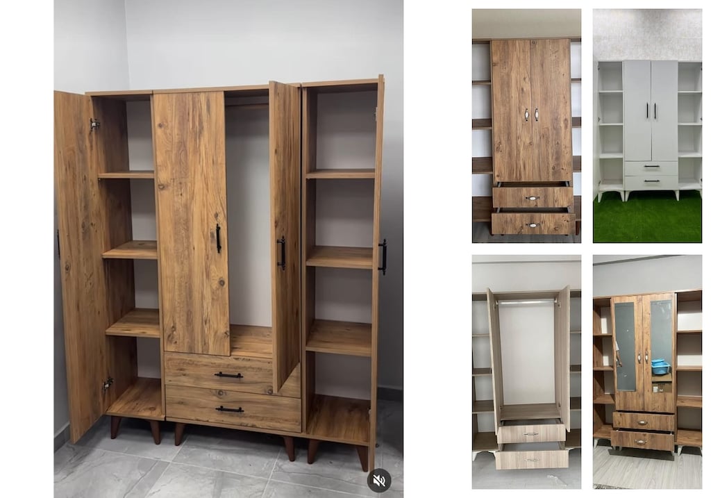 4 kapaklı elbise dolabı jbilrqsuhr - 5