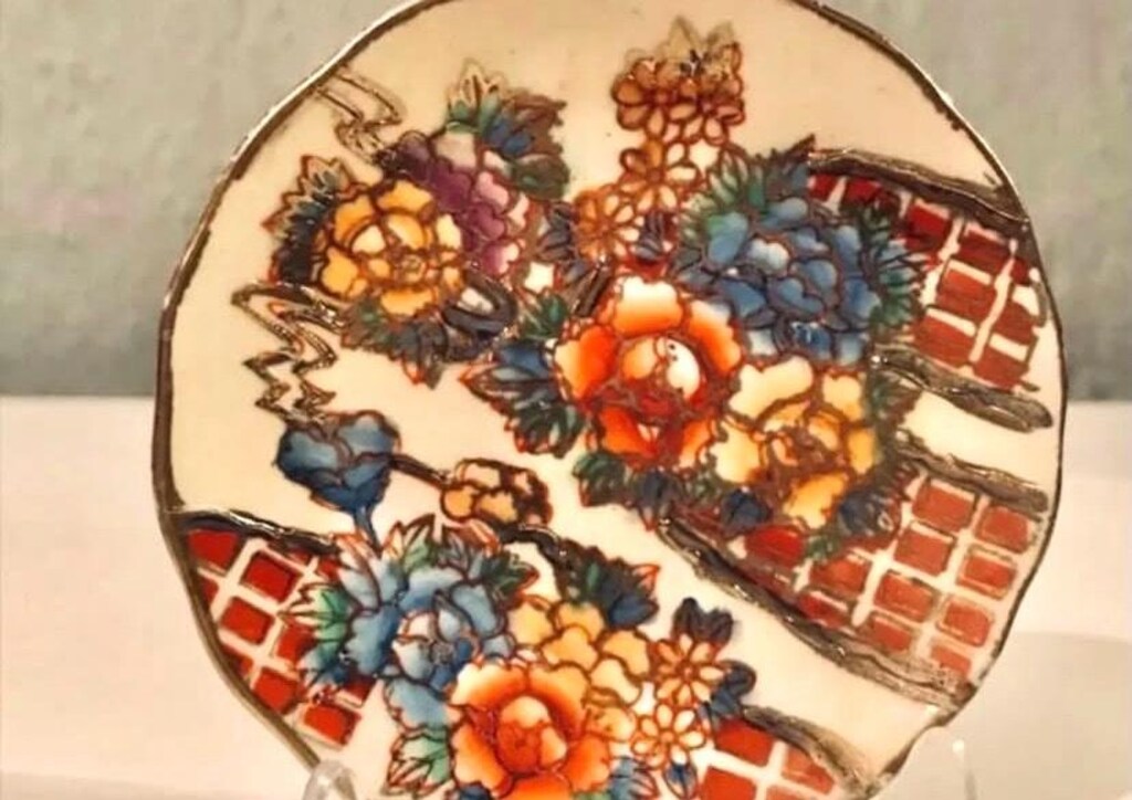 Antika “Hand Made” Damgalı Kabartma Desenli MİNYATÜR Porselen Çay Seti - 6
