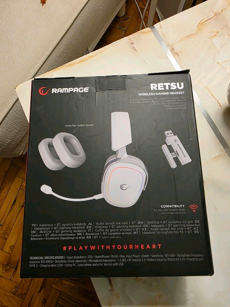 Rampage Retsu Kablosuz Oyuncu Kulaklığı - 2