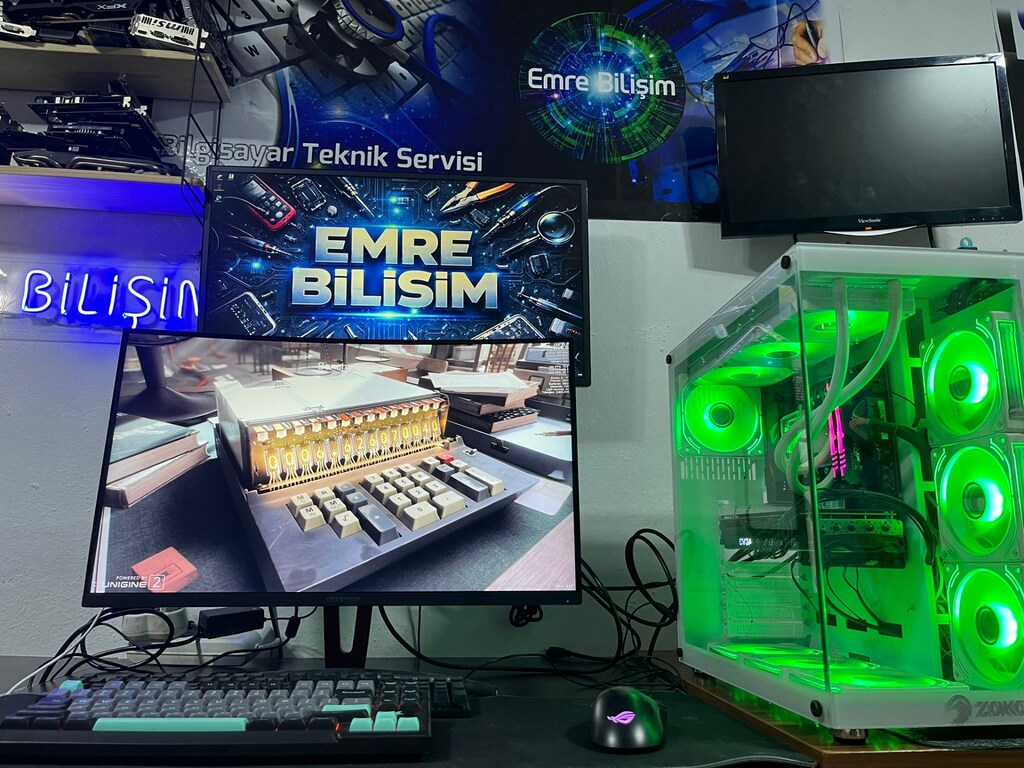OYUN YAYIN BİLGİSAYARI GAMER PC MASAÜSTÜ BİLGİSAYAR FULL SET PC - 10