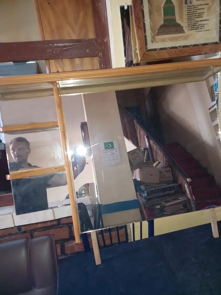 AHŞAP RAFLI AYNA - 5