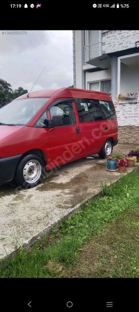 Fiat scudo 1.9 D 7+1 otomobil ruhsat 2001 model dolmuş çıkması - 13