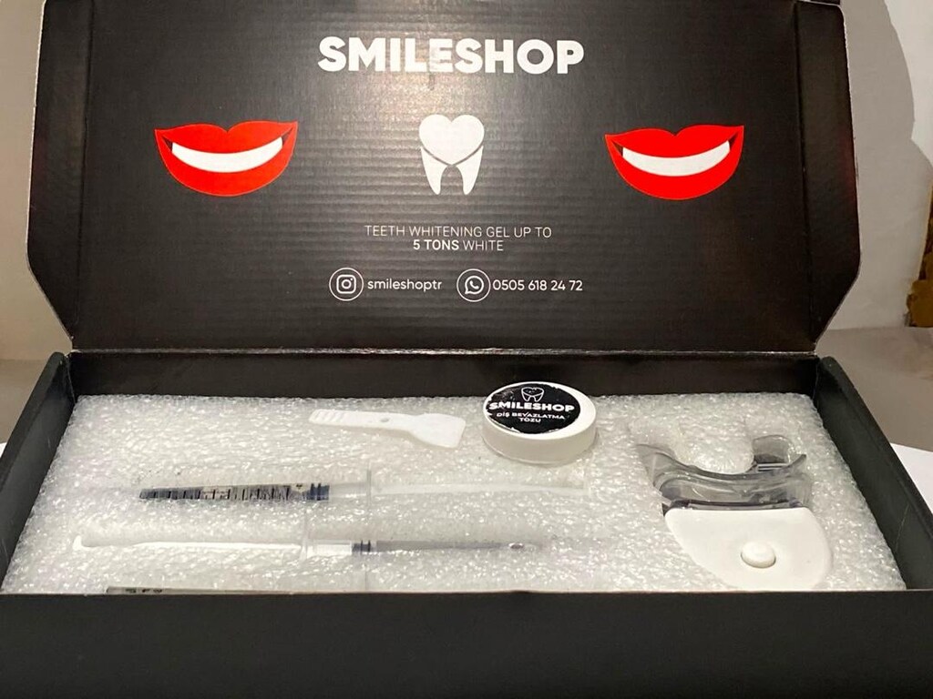 SMİLESHOP LED diş beyazlatma seti - sıfır - Tam Set! - 9