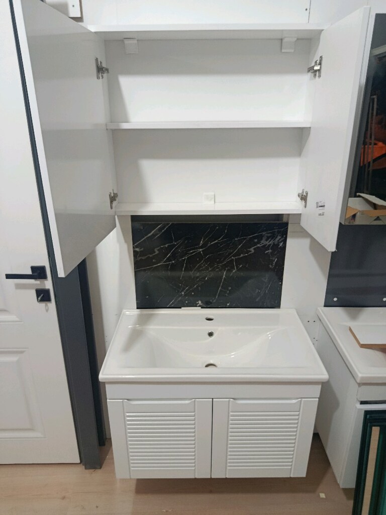 DUVARA ASMALI ULTRA BALON KAPAK BANYO DOLABI SETİ - 5
