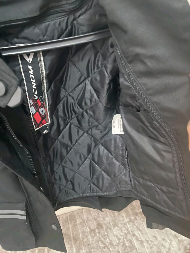 Venom kadın motorcu montu - 7
