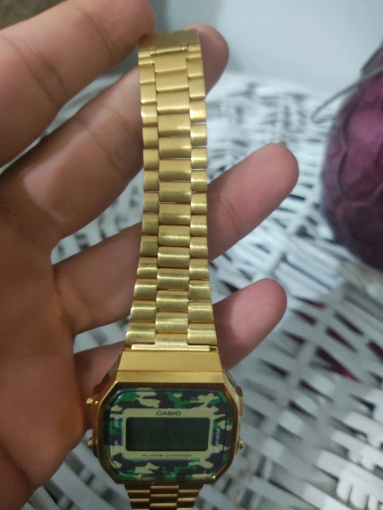 Orjinal CASIO A168WEGC Electroluminescence Saat - 14