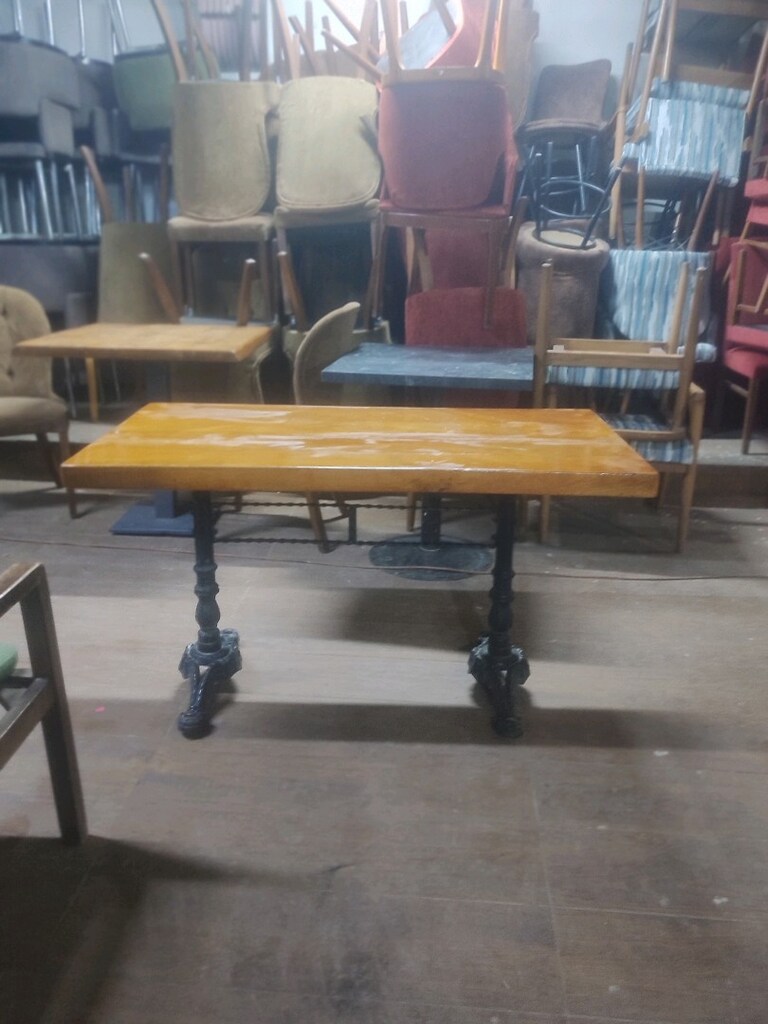 KUTUK ahşap masalar 27 adet130/75cm - 2