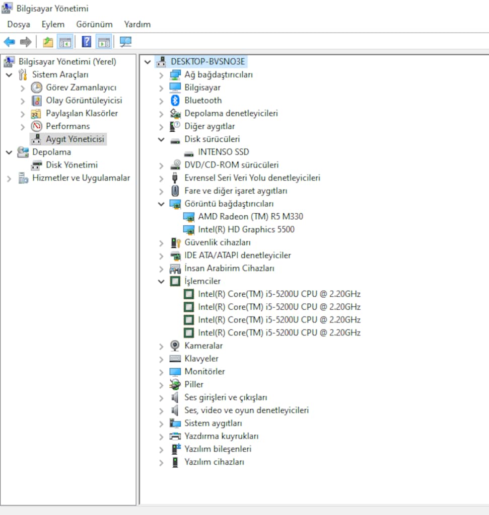 HP, Intel Core i5-5200U, 8 GB Ram, 120 Gb SSD, 2 GB Ekran kartı - 5