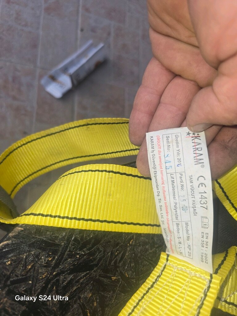 karam tam vücut emniyet kuşağı 6 ad 8 ad baret yeni - 4